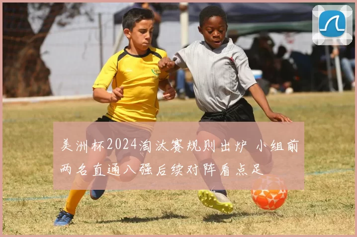 美洲杯2024淘汰赛规则出炉 小组前两名直通八强后续对阵看点足